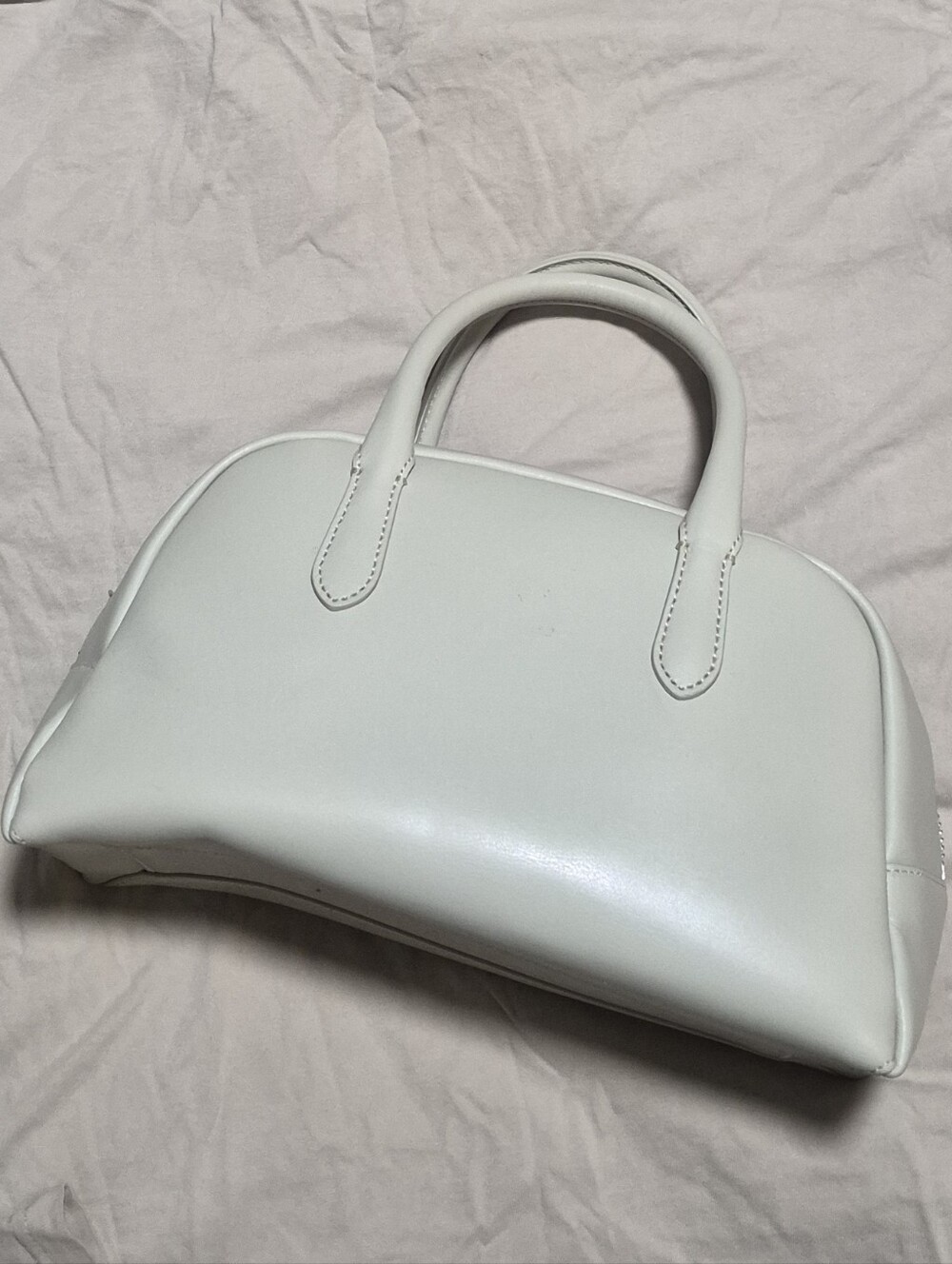 NOTHING WRITTEN - Classic Leather Golf Bag In "Off White" - Picture 12 of 12